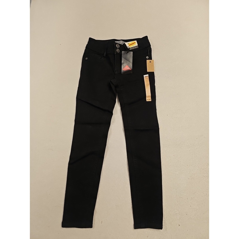 Mudd Jeans Girl's 7 Mid Rise Leggings Black Stretch New